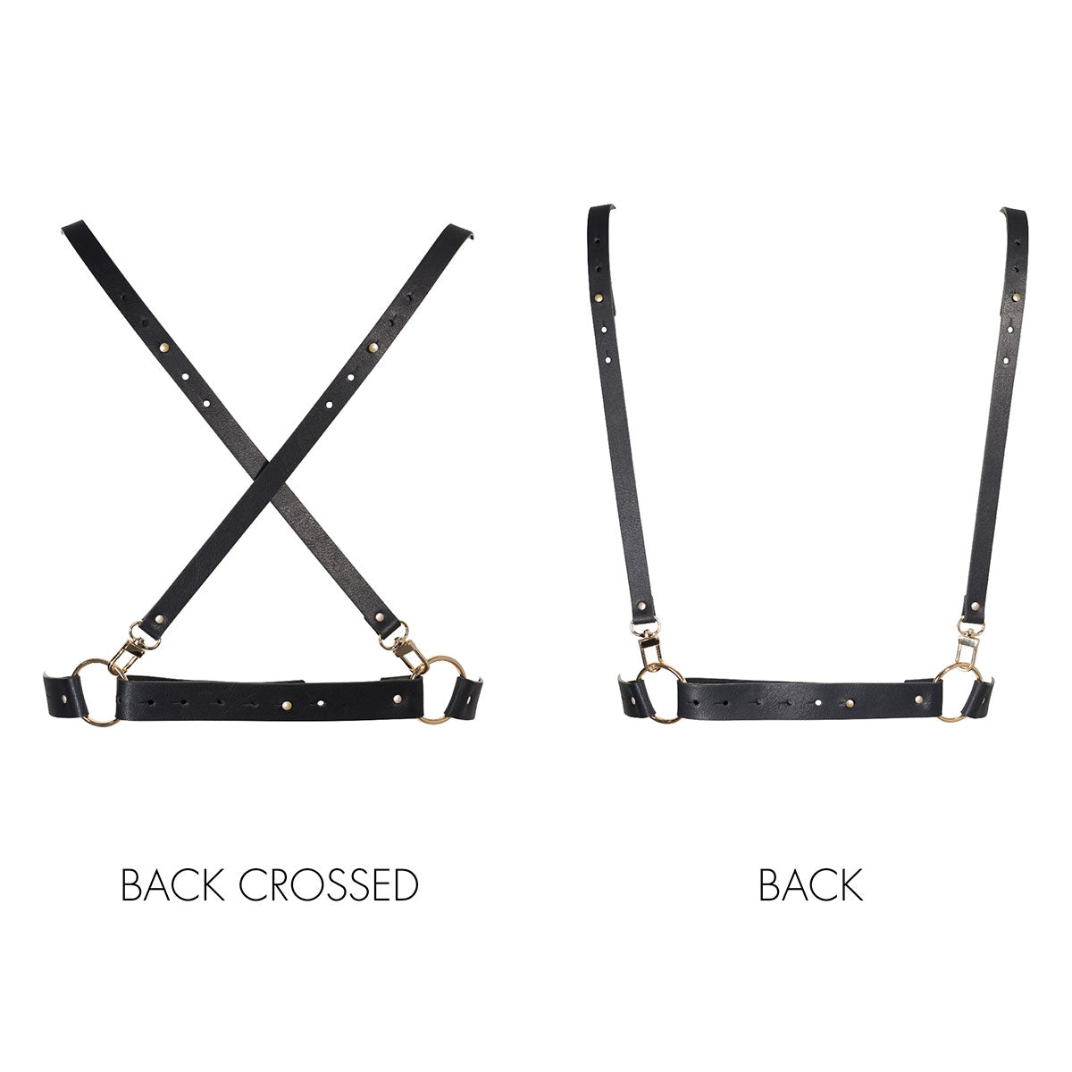 Bijoux Indiscrets Maze X-Harness - Black