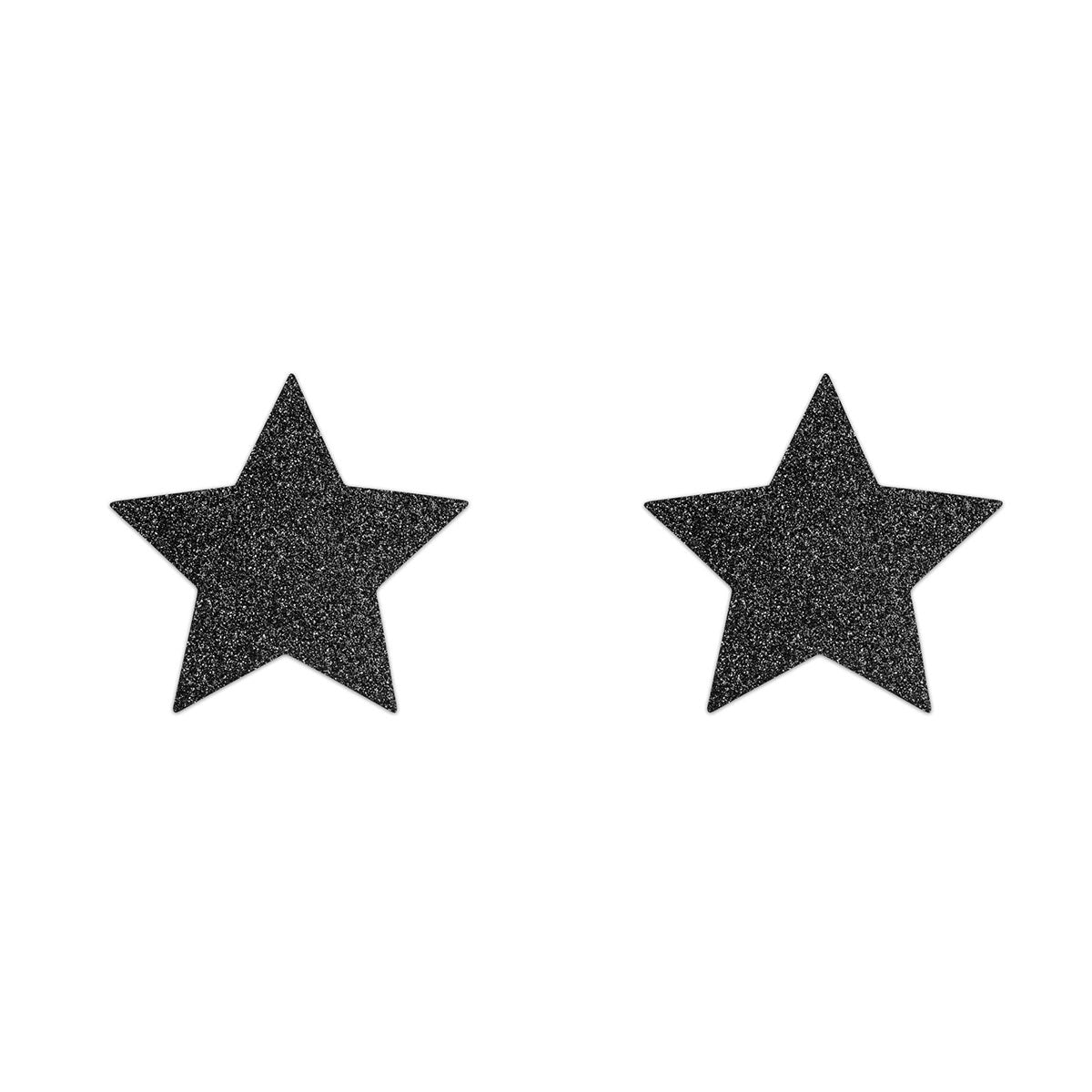 Bijoux Indiscrets Flash Pasties - Black Stars