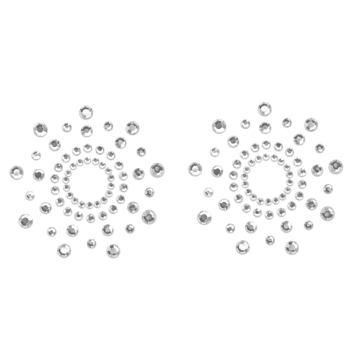 Bijoux Indiscrets Mimi Jewel Pasties - Silver