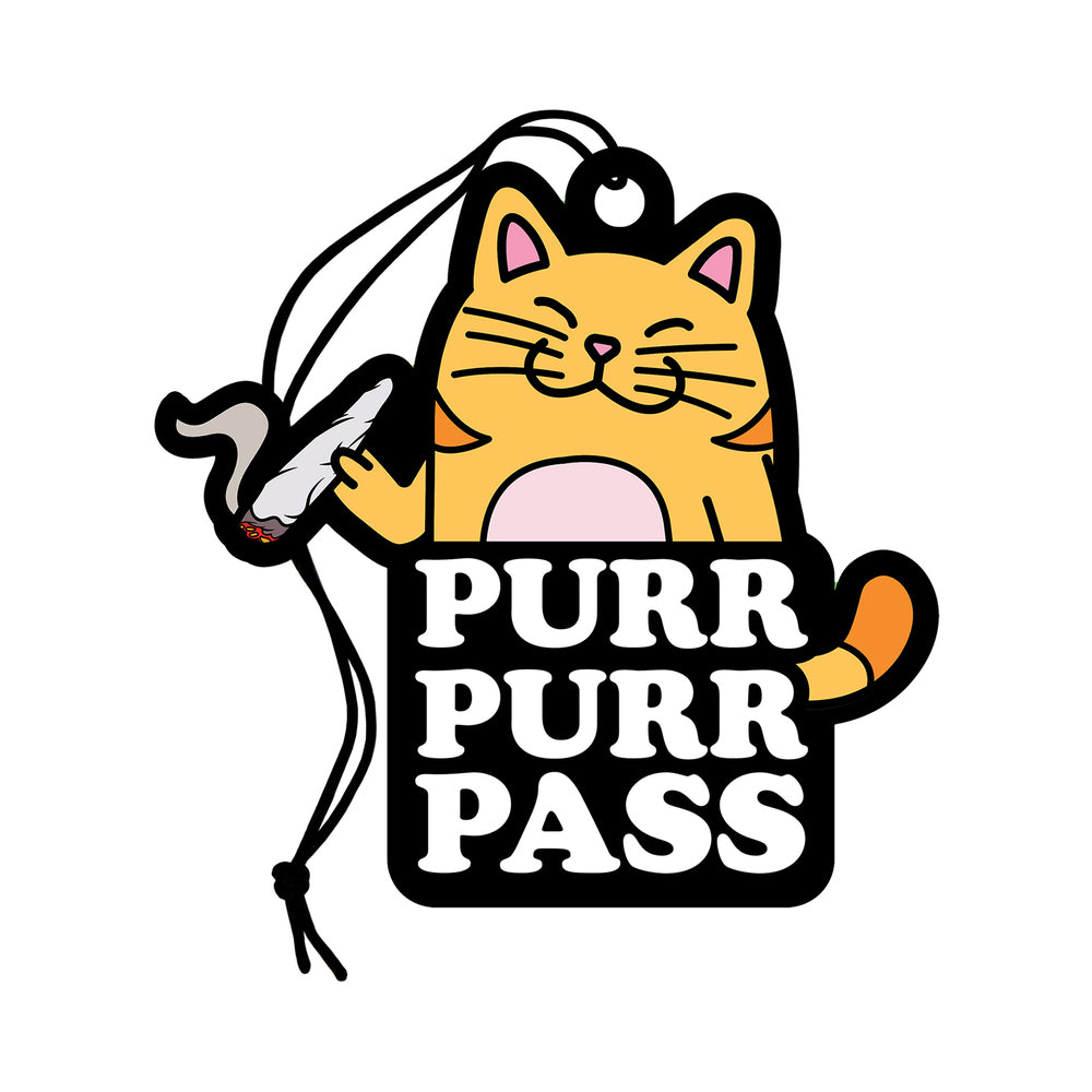 Wood Rocket Air Freshener Purr Purr Pass