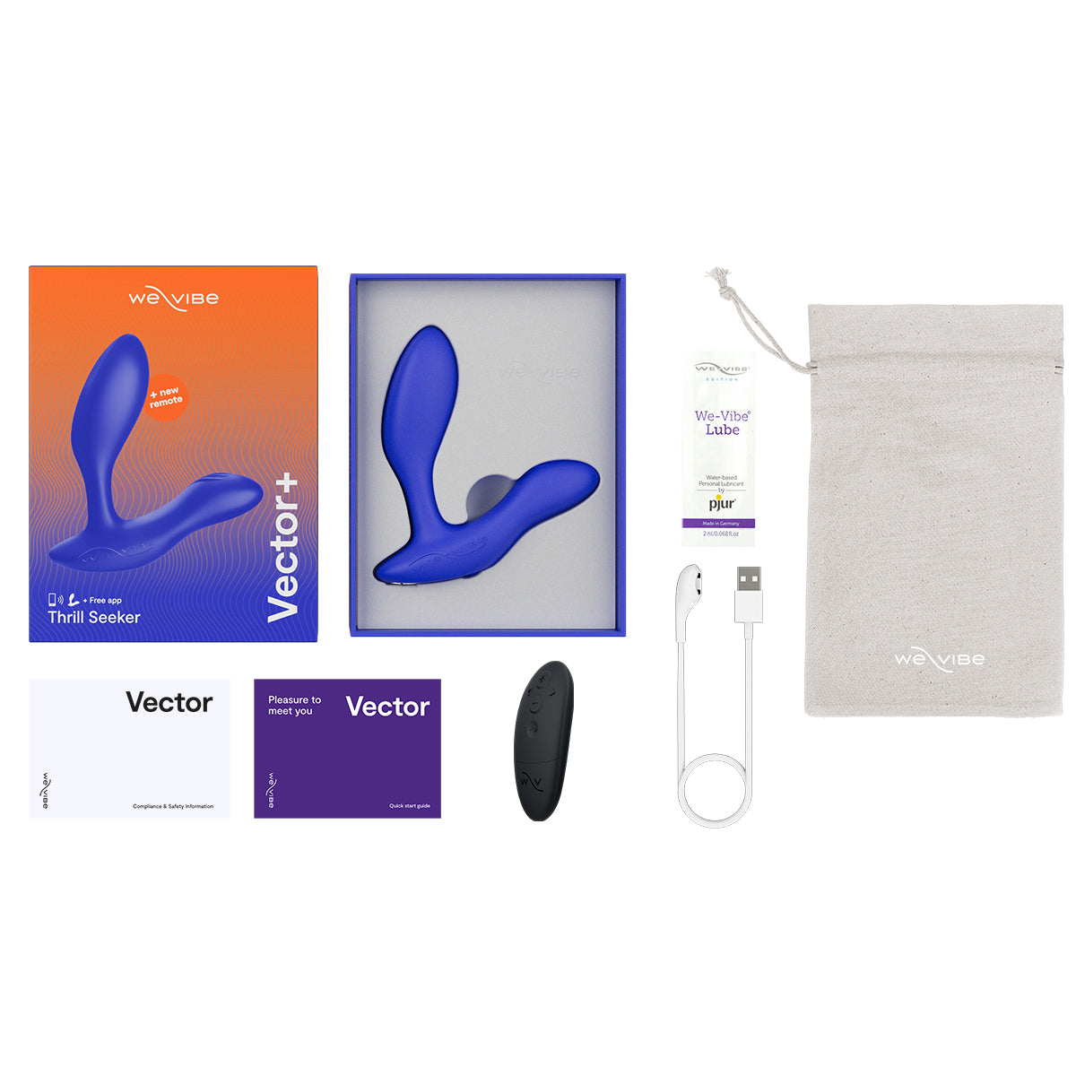 We-Vibe Vector+ - Royal Blue