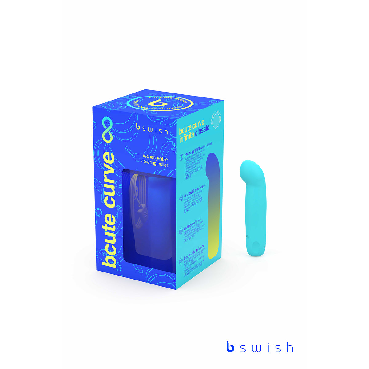 B Swish Bcute Classic Curve Infinite Limited Edition Electric Blue