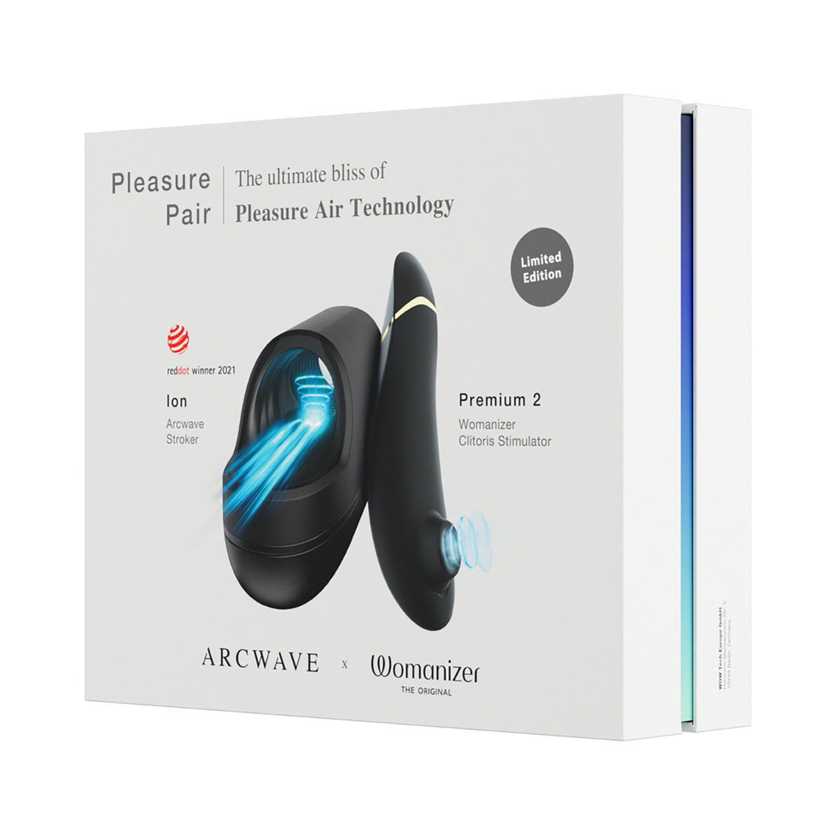 Arcwave Pleasure Pair - Ion + Womanizer Premium 2 Black