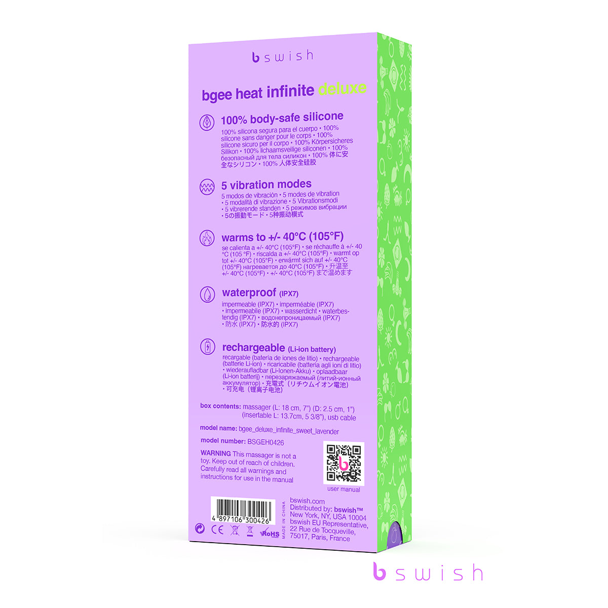 B Swish Bgee Deluxe Infinite- Sweet Lavender