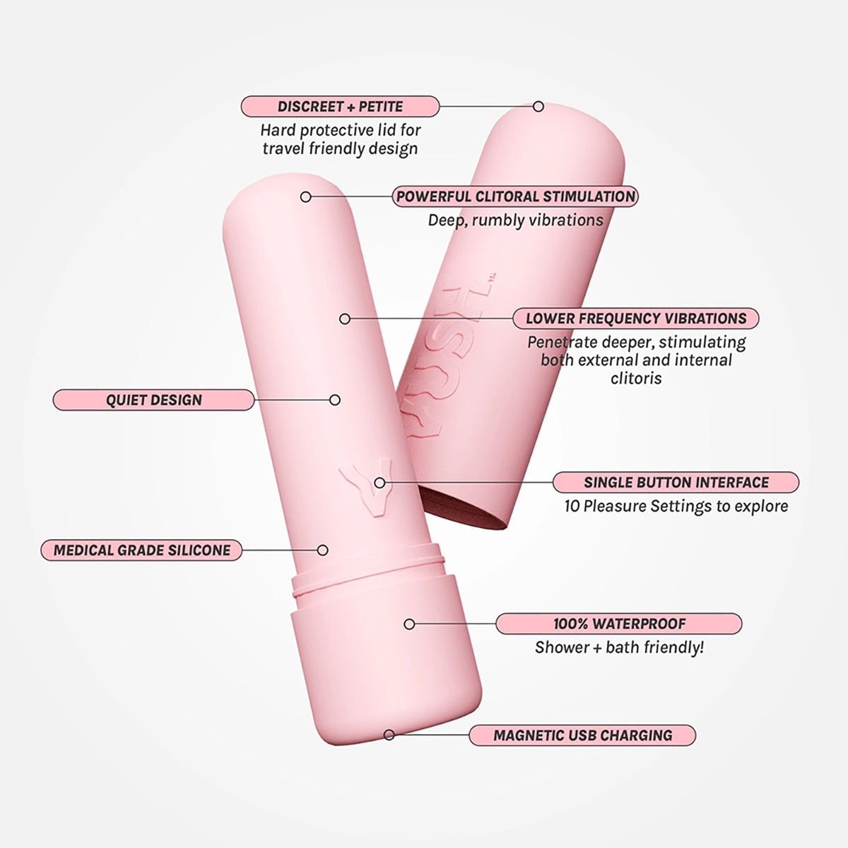 VUSH Gloss Bullet Vibrator