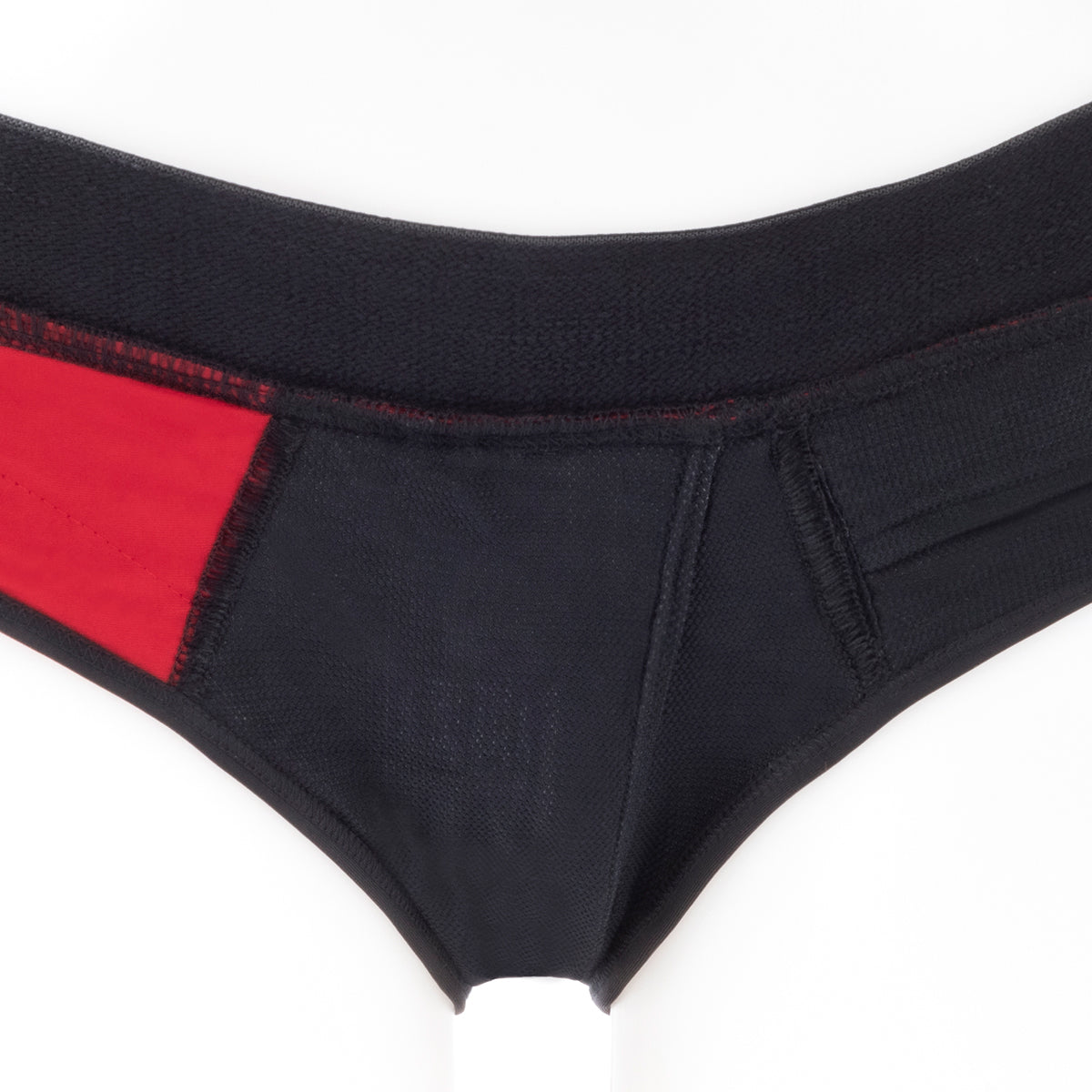 SpareParts Tomboi Cover Brief Nyl Red XS