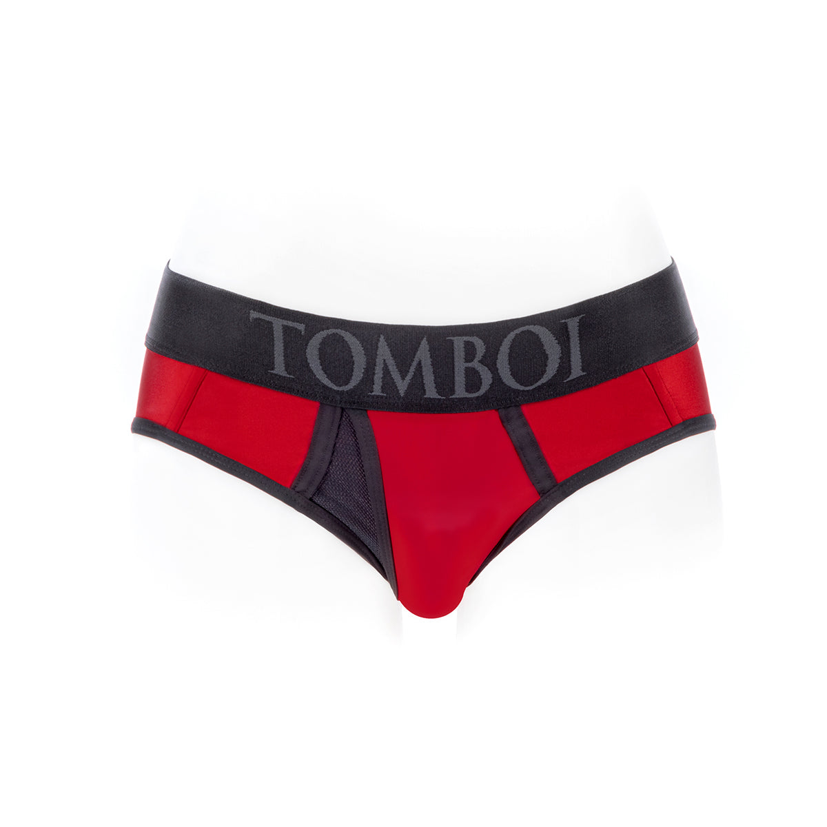 SpareParts Tomboi Cover Brief Nyl Red S