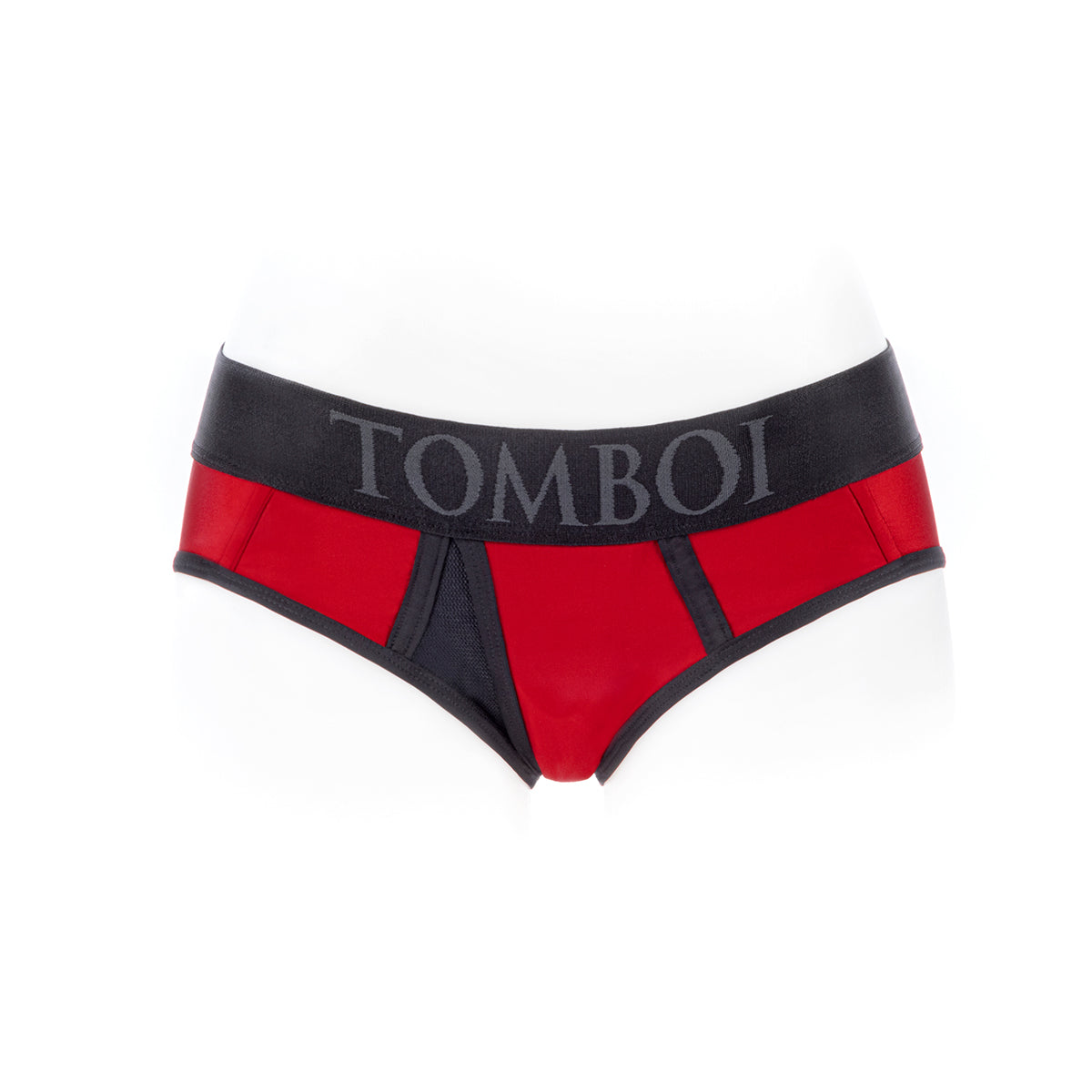 SpareParts Tomboi Cover Brief Nyl Red M