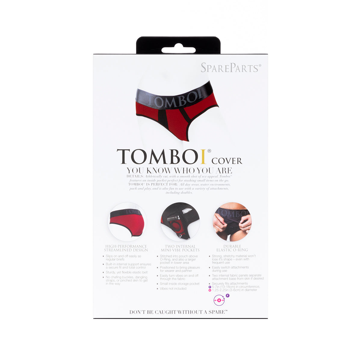 SpareParts Tomboi Cover Brief Nyl Rd 4XL