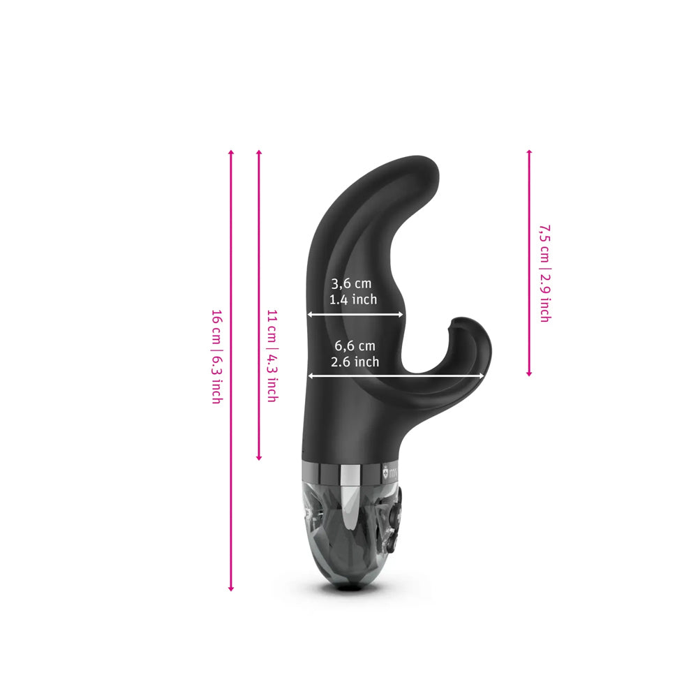 Mystim Hop Hop Bob eStim Vibrator Black