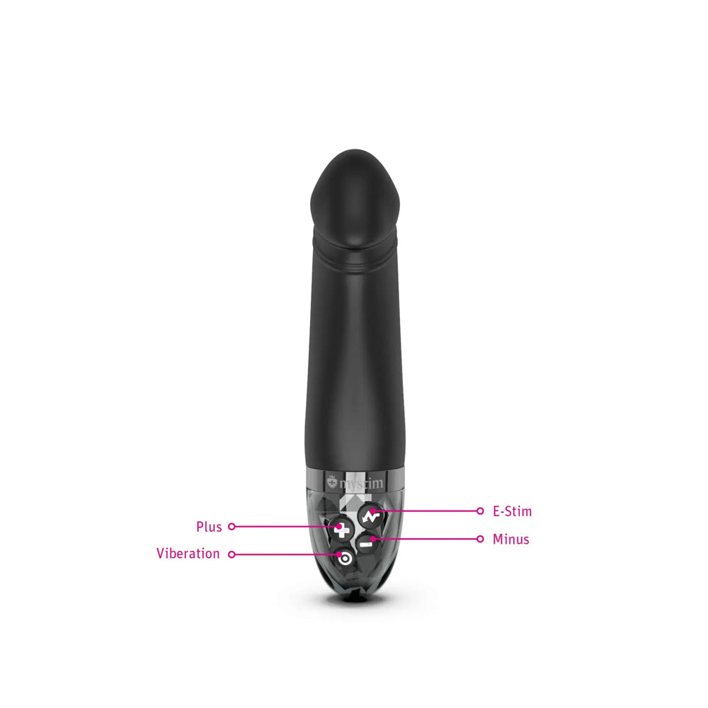 Mystim Real Deal Neal eStim Vibrator Black