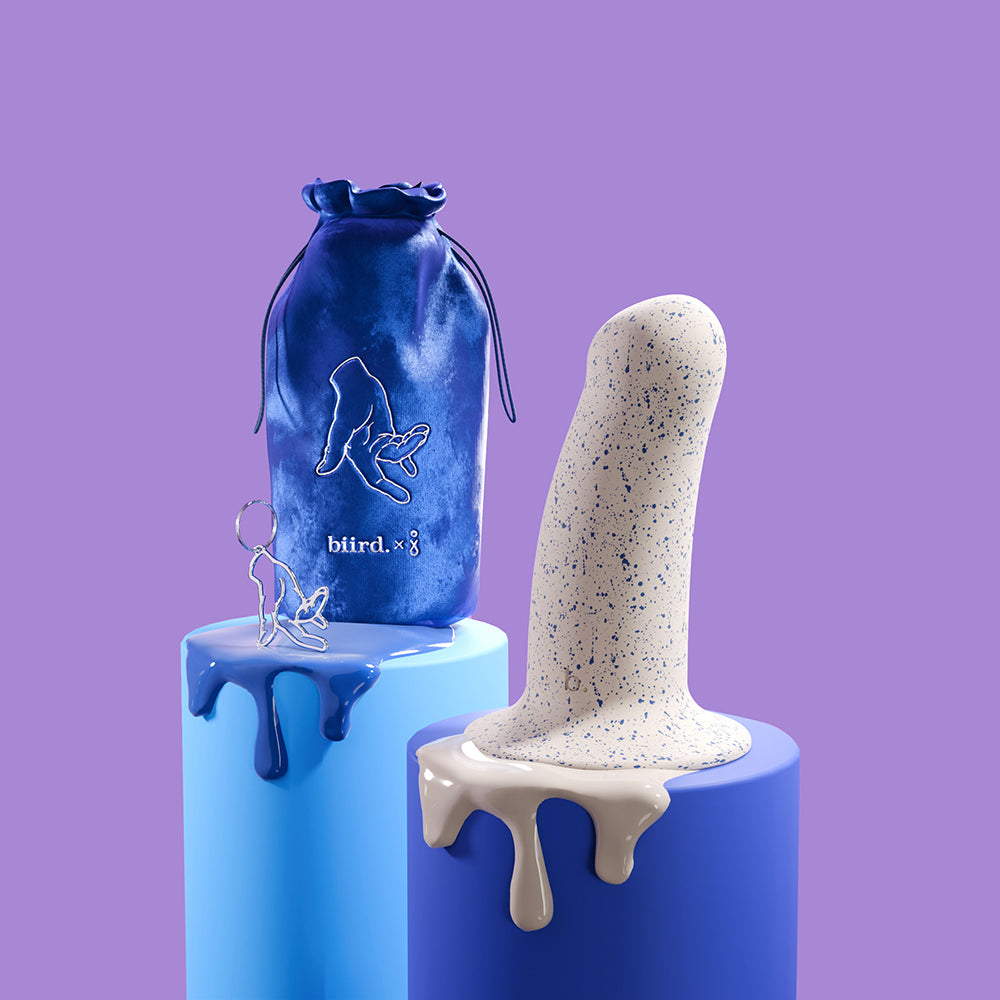 Biird Boo 5.5 in. Soft Silicone Dildo with Suction Cup Base - Jouissance Club Edition