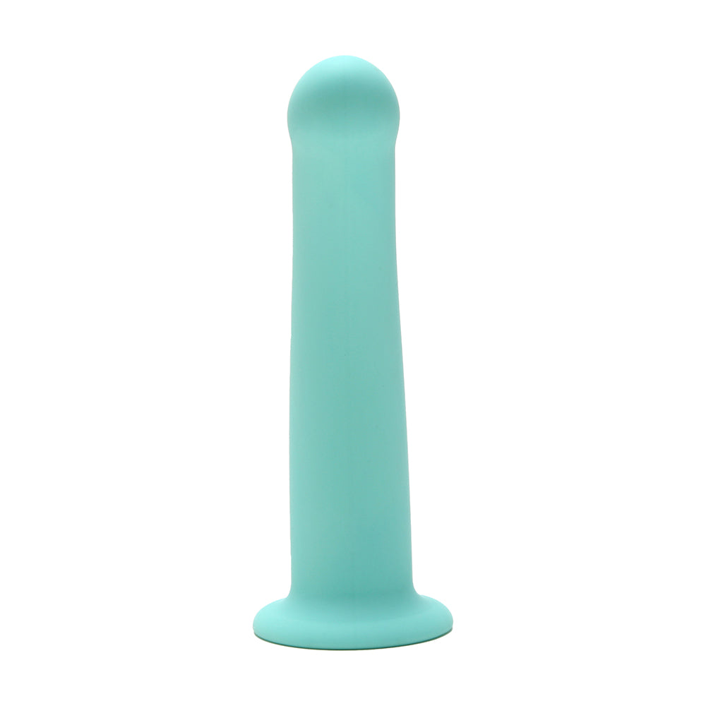 Me You Us 7in Curved Silicone Dildo Aqua