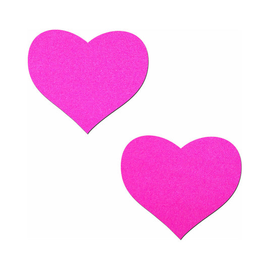 Pastease Neon Pink Day-Glow Lycra Heart