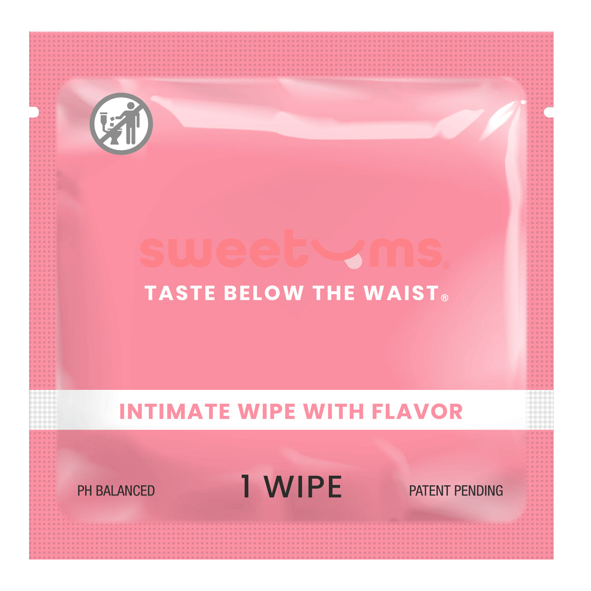 Sweetums Intimate Wipes Cherry Flavor