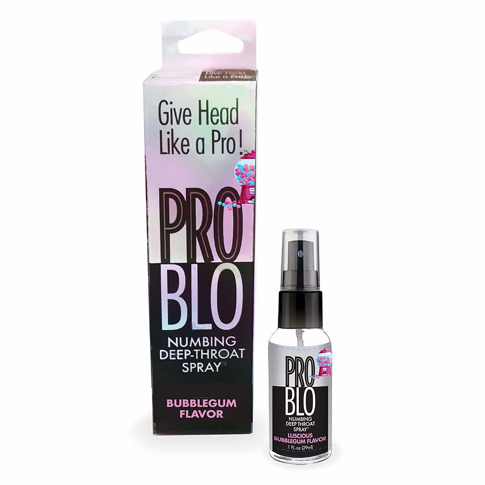 Pro Blo Deep Throat Spray Bubblegum 1oz