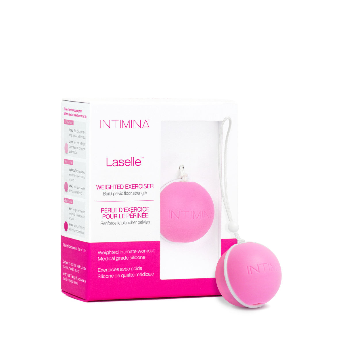 Intimina Laselle Medium 38g Weighted Ball for Pelvic Tightening