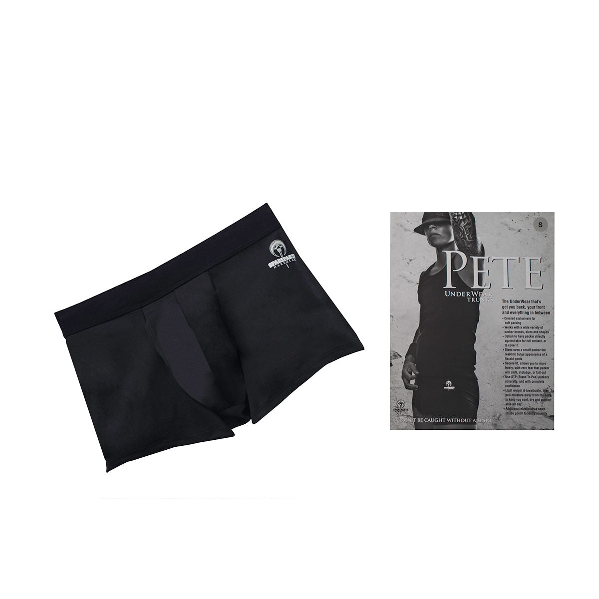 SpareParts Pete Trunks - Black - Large