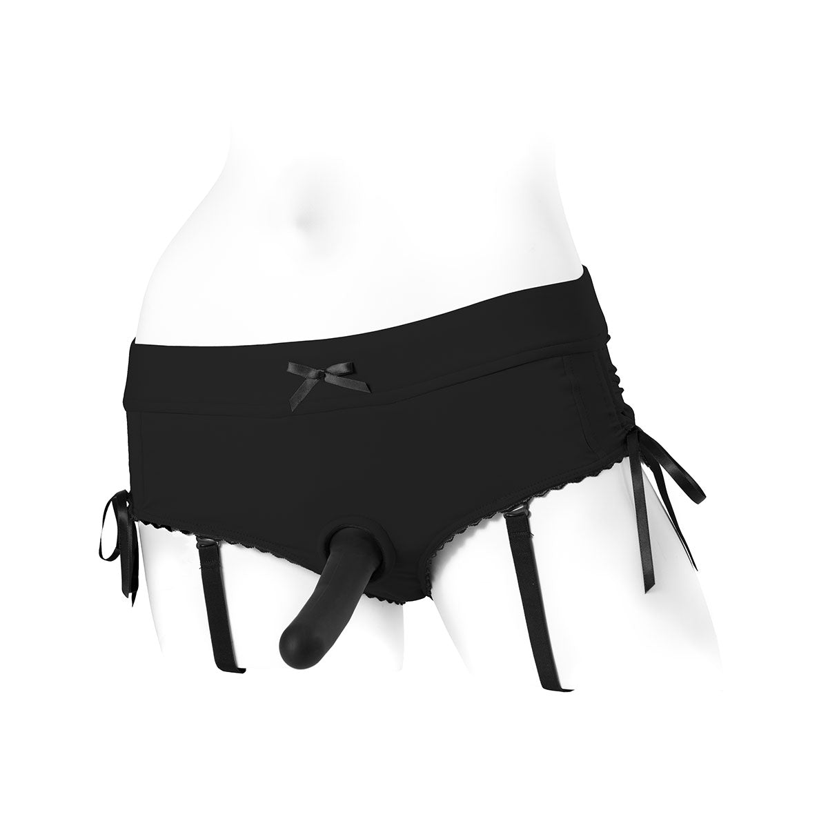 SpareParts Sasha Harness Black/Black Nylon - 2X