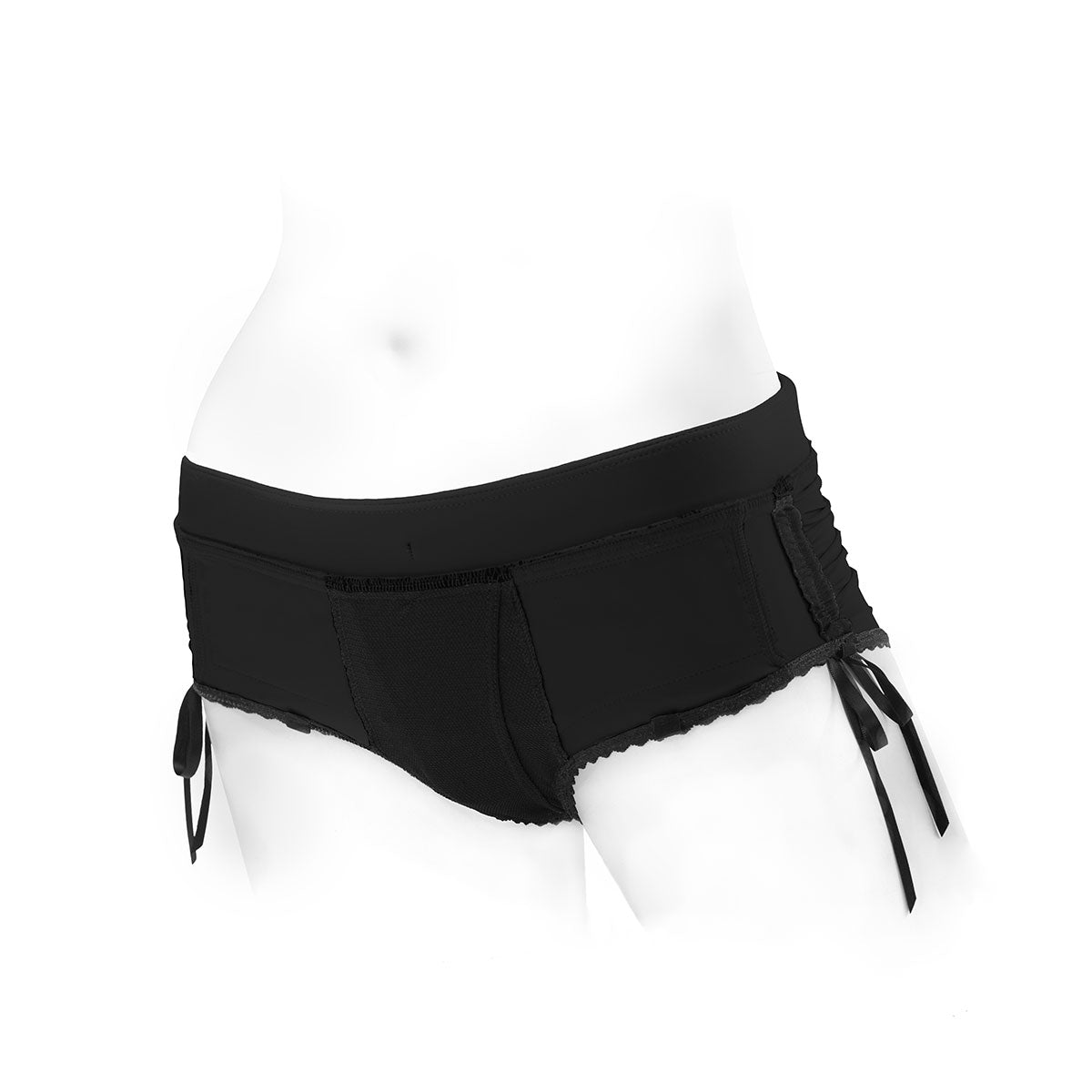 SpareParts Sasha Harness Black/Black Nylon - 2X