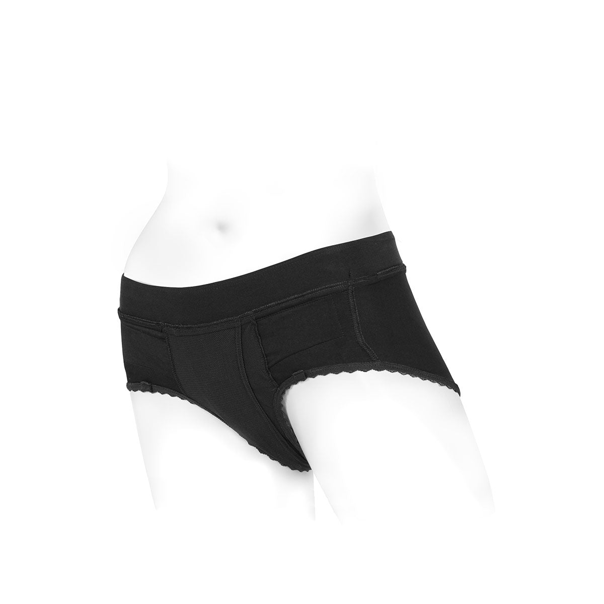 SpareParts Bella Harness Black/Black Nylon - Small