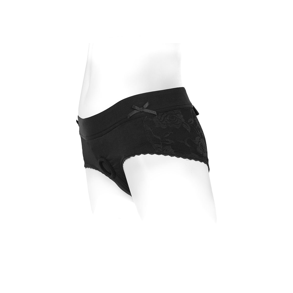 SpareParts Bella Harness Black/Black Nylon - 2X