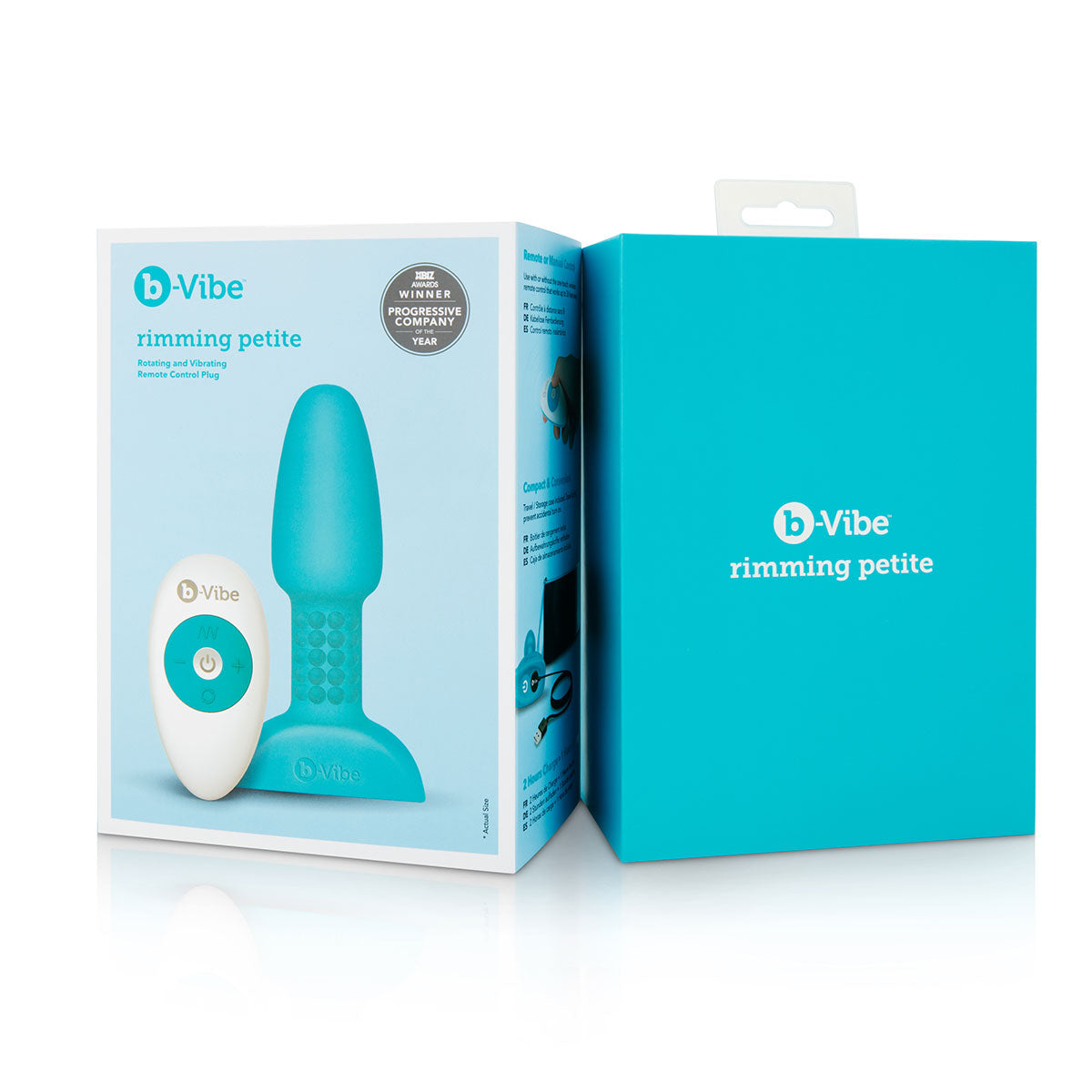 B-Vibe Rimming Petite Plug  - Teal