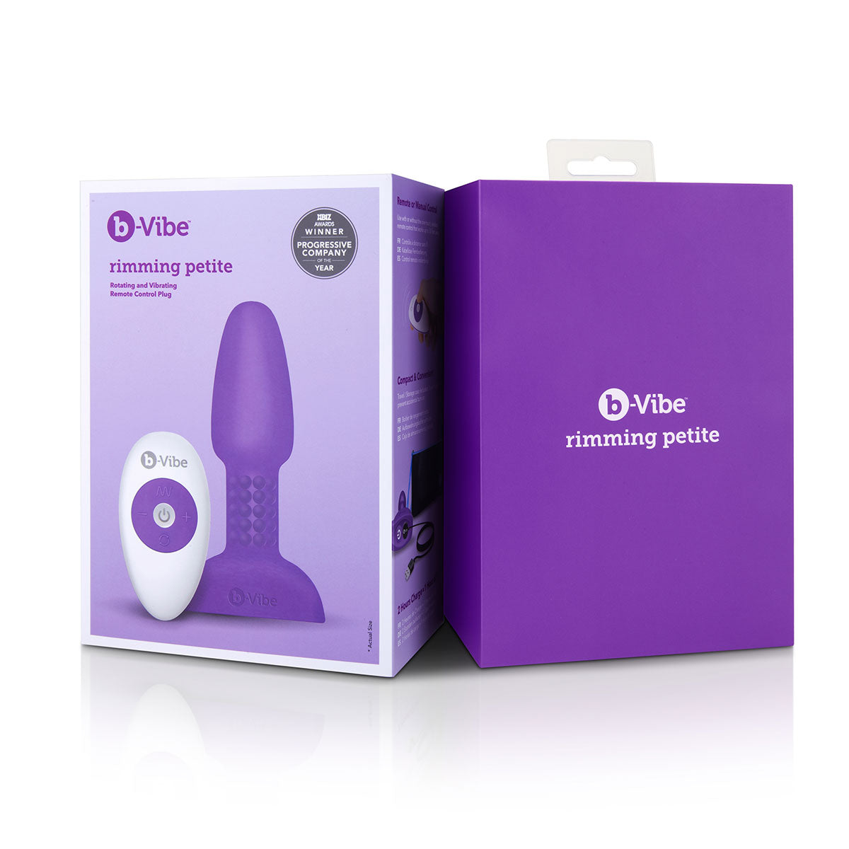 B-Vibe Rimming Petite Plug - Purple