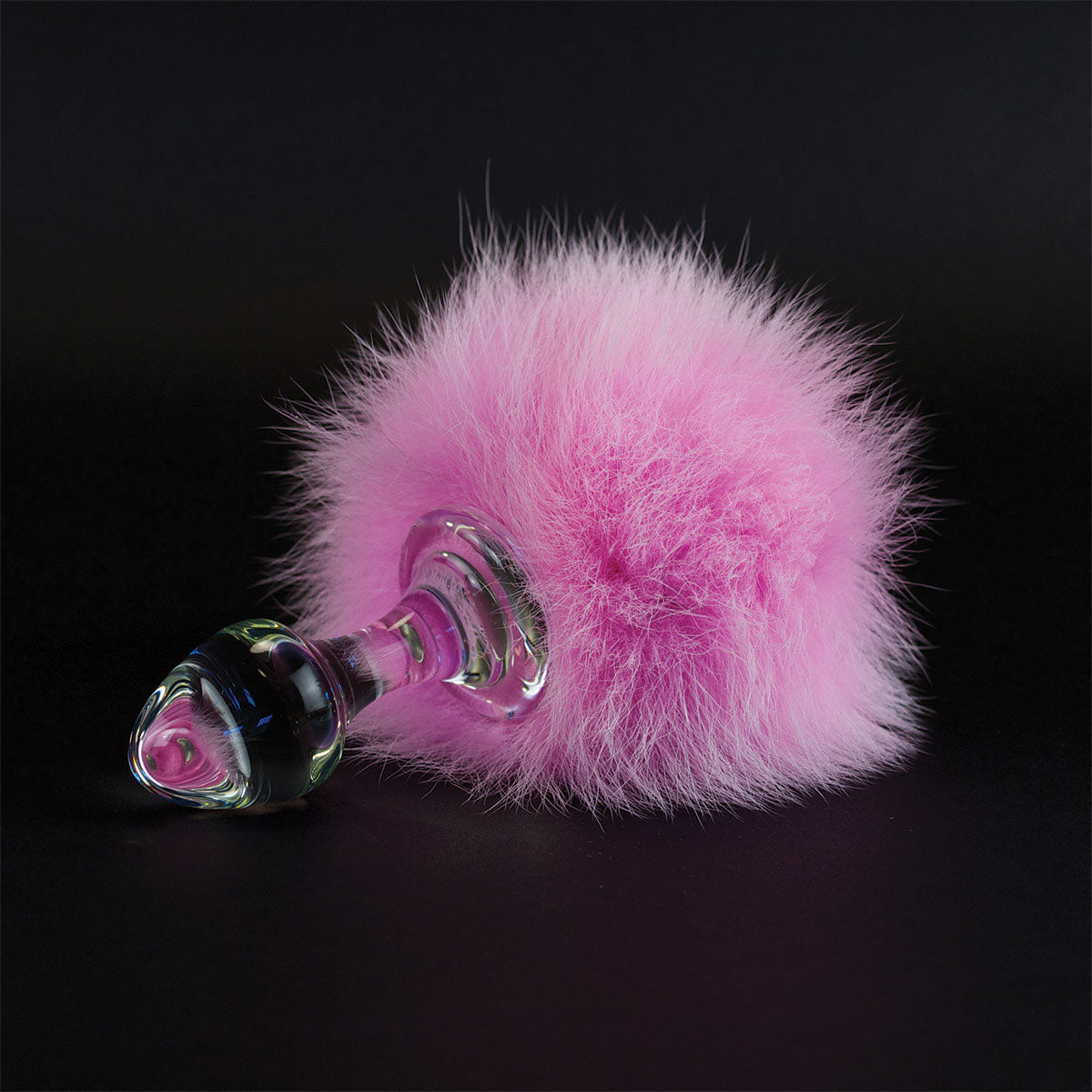 Crystal Delights Magnetic Bunny Tail  - Pink