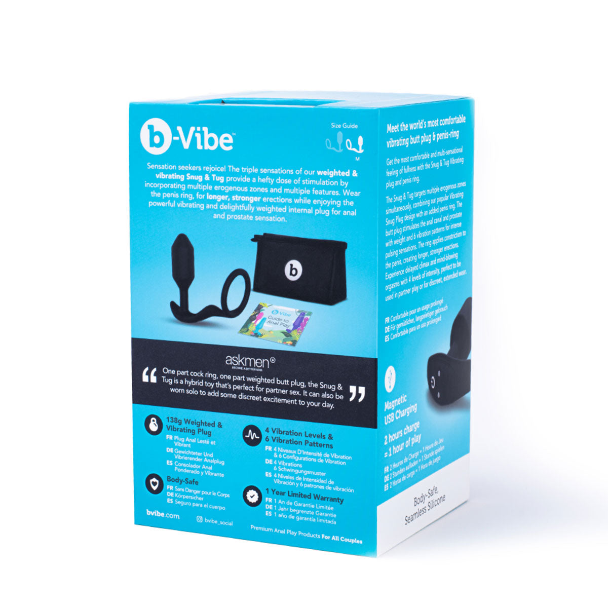 B-Vibe Vibrating Snug & Tug (M)