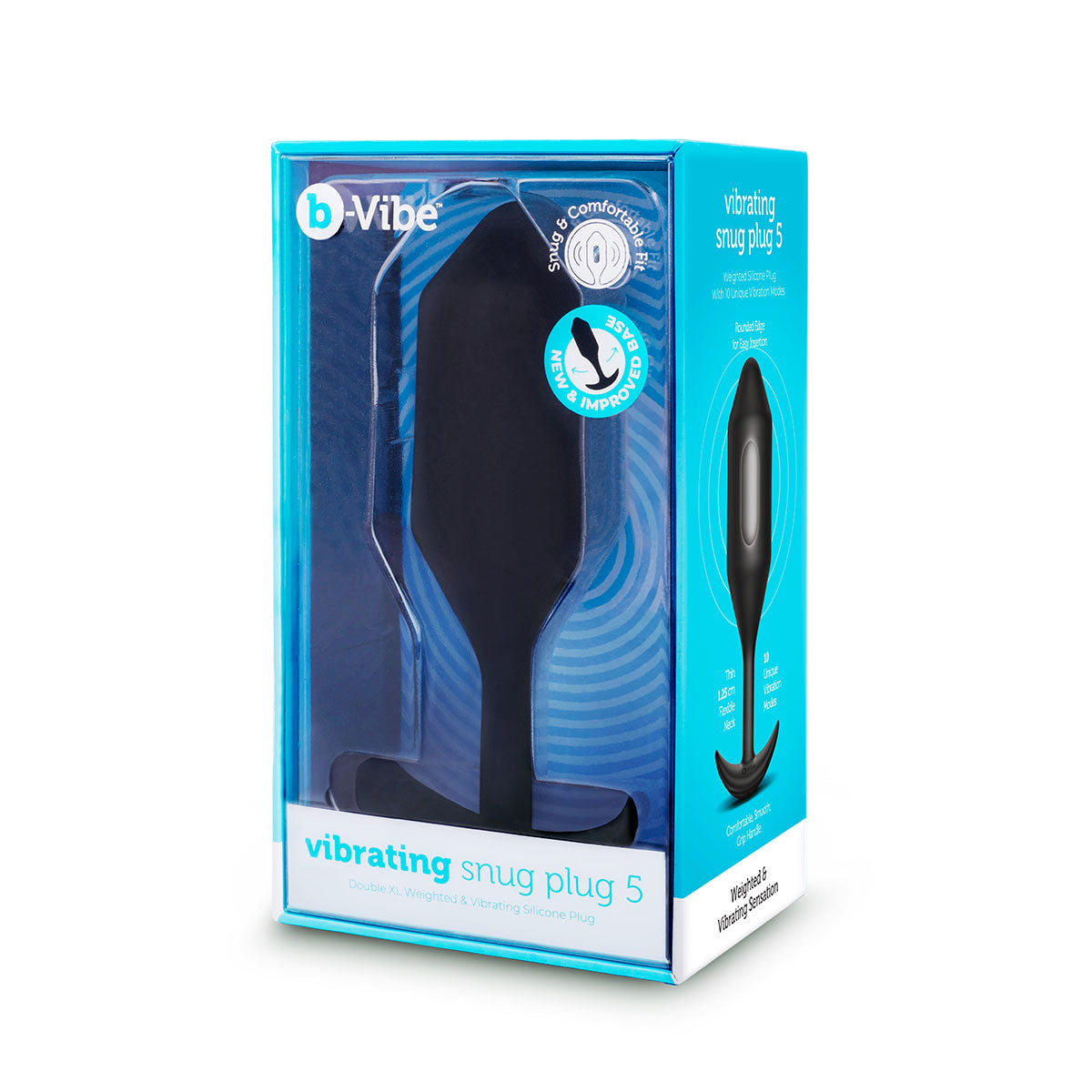 B-Vibe Vibrating Snug Plug 5 (XXL) - Black