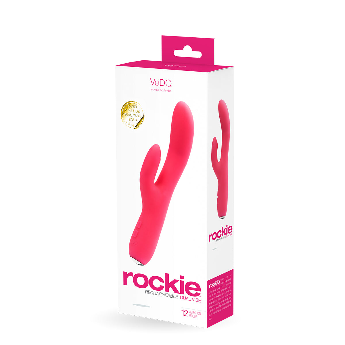 VeDO Rockie Dual Vibrator - Pink