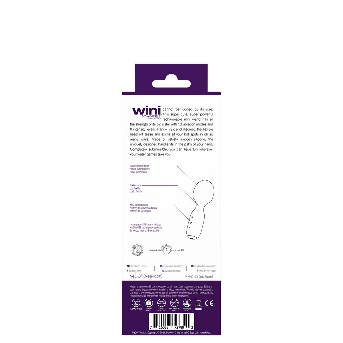 VeDO Wini Mini Wand - Purple