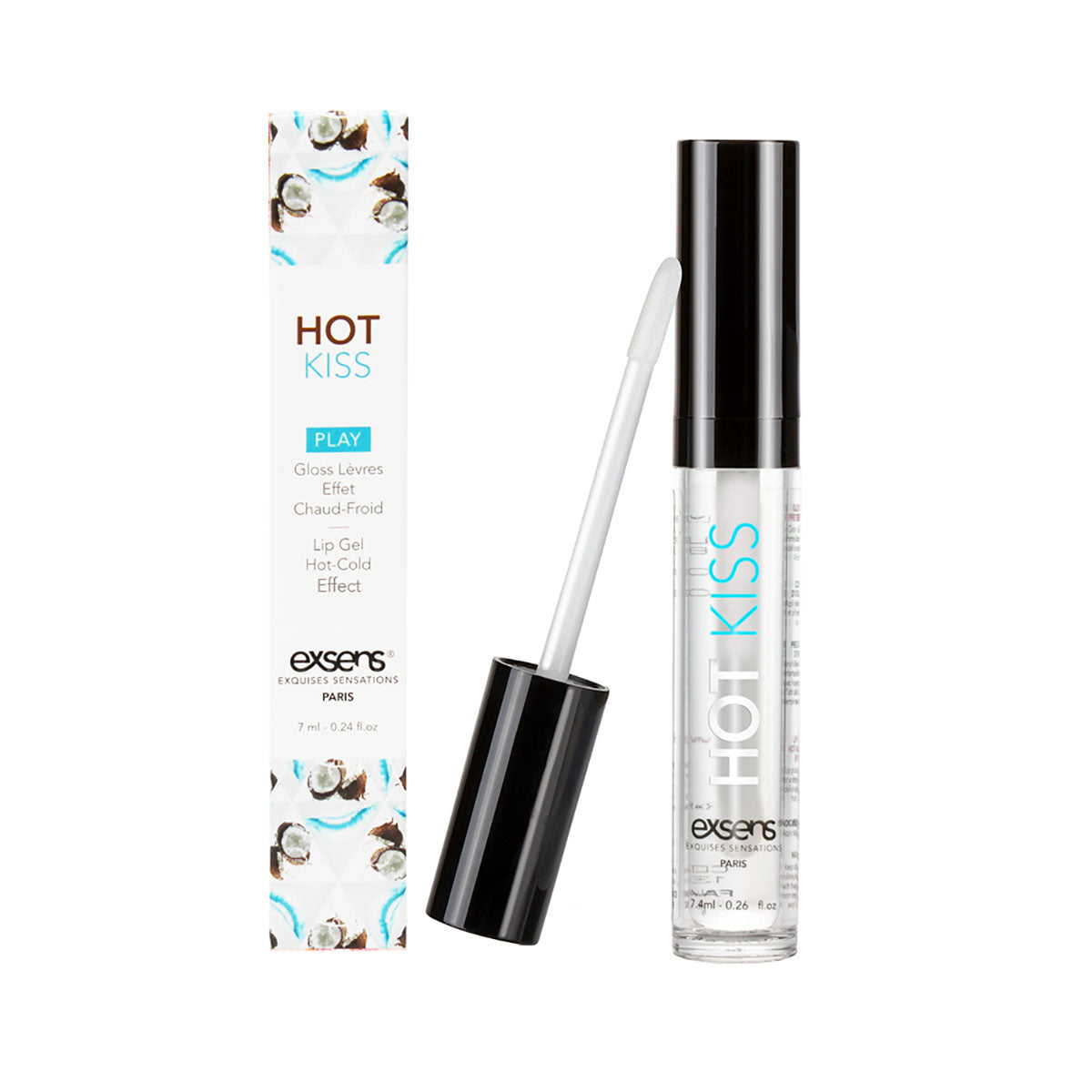 Exsens Hot Kiss Arousal Lip Gloss 7ml - Coconut