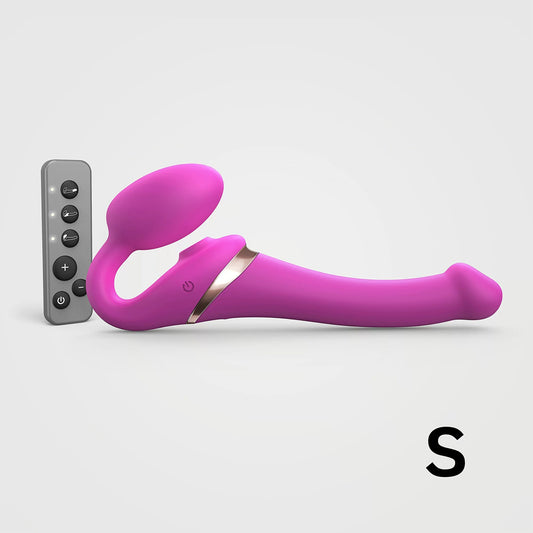 Strap-On-Me Multi-Orgasm Small Bendable Strap-On - Fuchsia