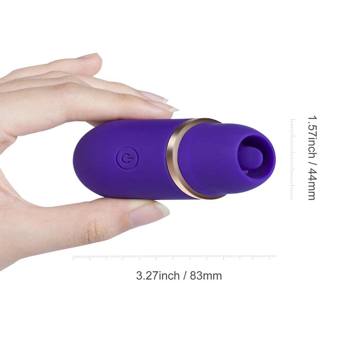 Abby Mini Clit Licking Vibrator - Purple