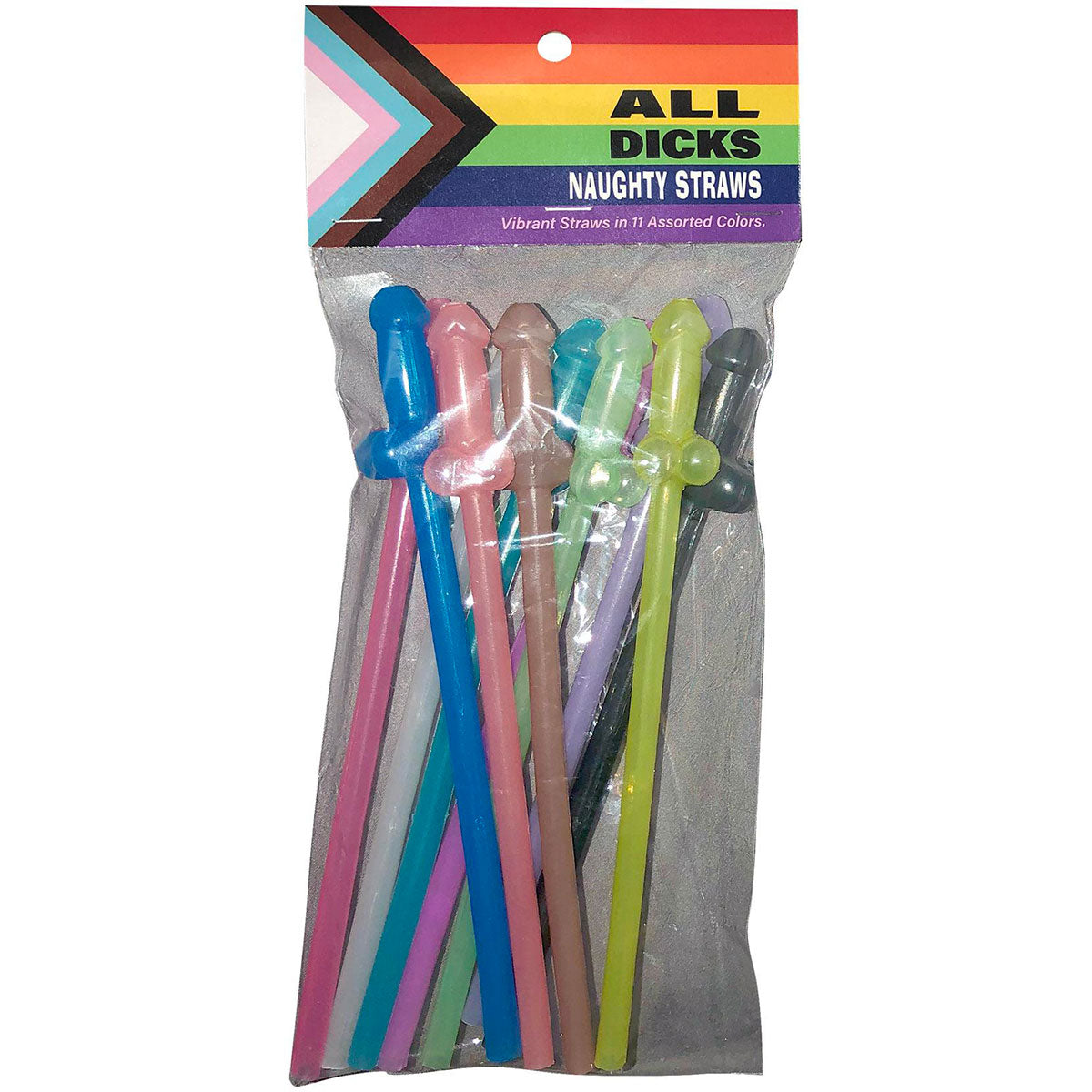 All Dicks Naughty Straws 11pk