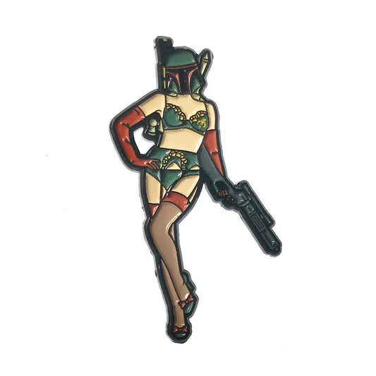 Geeky & Kinky Miss Fett Pin