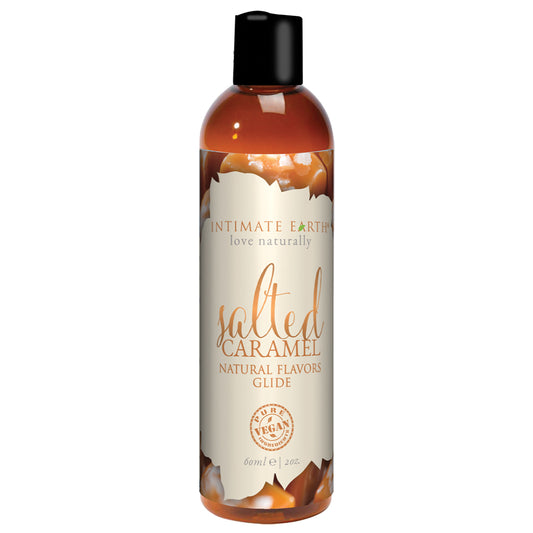 Intimate Earth Flavored Glide - Salted Caramel 2oz