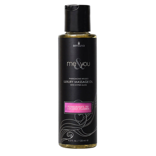 Sensuva Me & You Massage Oil - Pomegranate