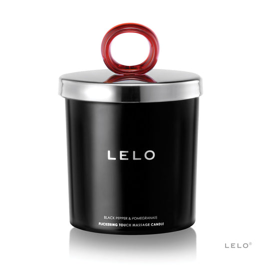 LELO Flickering Touch Massage Candle - Black Pepper & Pomegranate