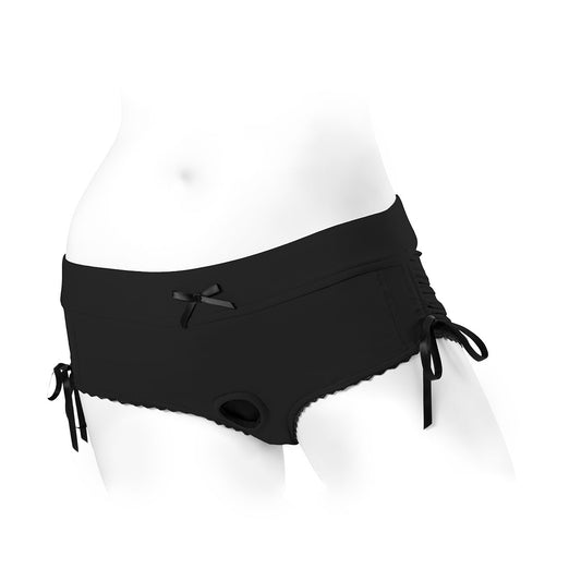 SpareParts Sasha Harness Black/Black Nylon - Large