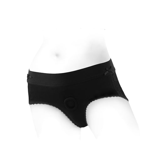 SpareParts Bella Harness Black/Black Nylon - Small