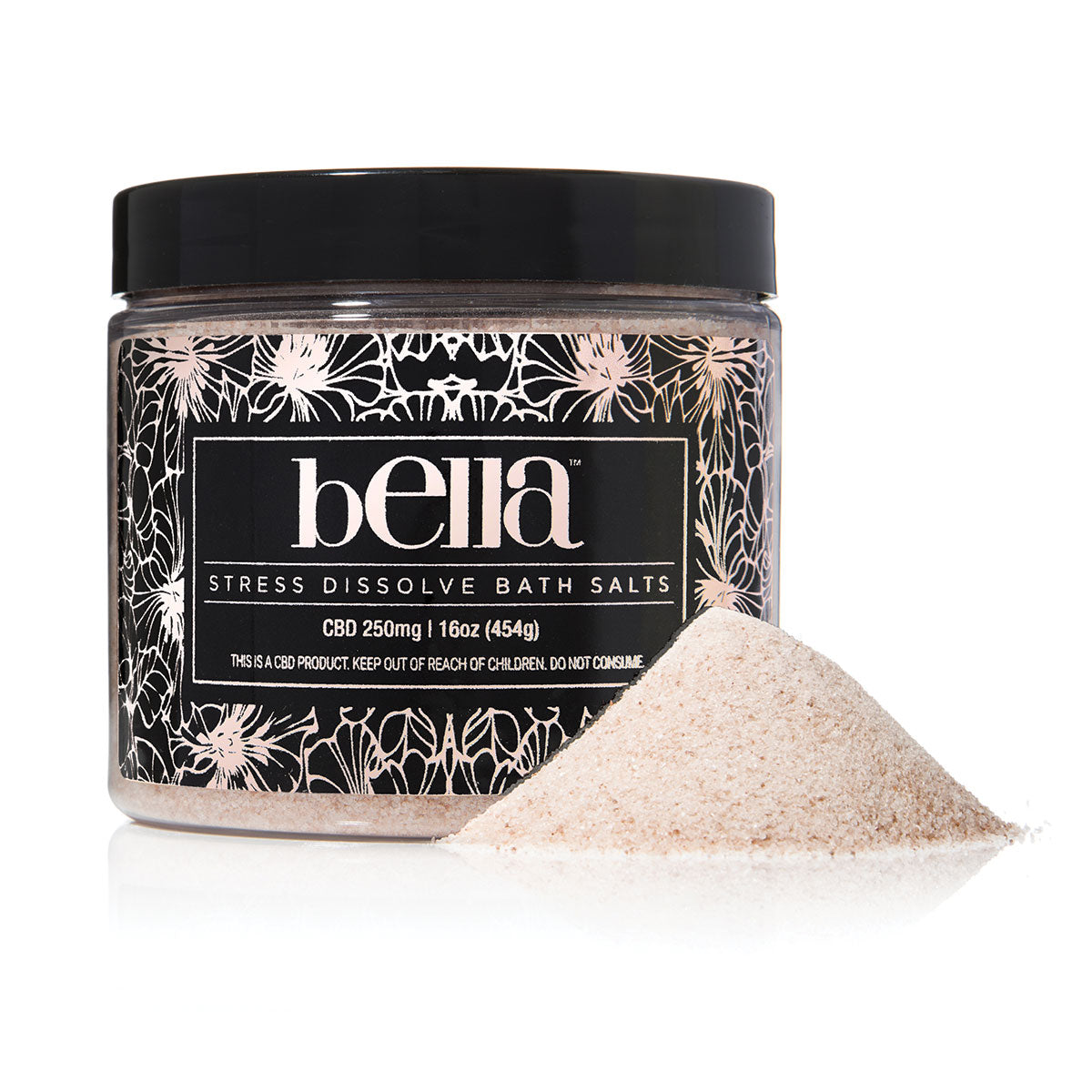 Bella CBD Stress Dissolve Bath Salts 16oz