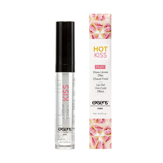 Exsens Hot Kiss Arousal Lip Gloss 7ml - Strawberry