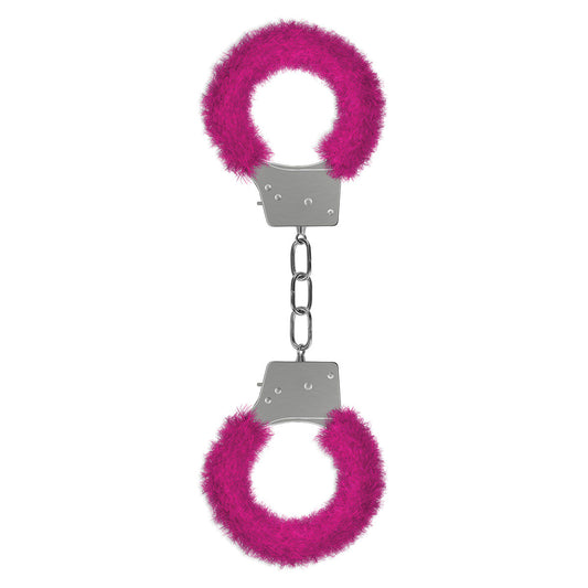 Shots Ouch! Beginner's Furry Handcuffs - Pink